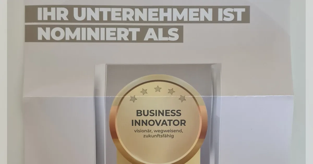 Nominated as Business Innovator: askTheodor catches the German Innovation Institute’s eye